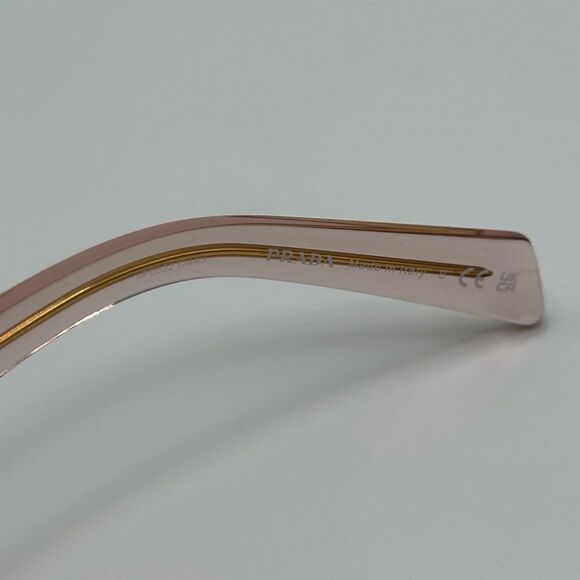 BRAND NEW PRADA Symbol PR26ZS 19Q10D Transparent Peach/Light Brown Sunglasses - Picture 6 of 14